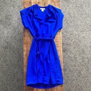 Royal Blue polyester Dress